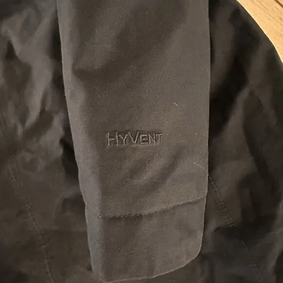 The North Face Long Hyvent Arctic Parka Down Fur Hood Blue Coat Size S - Picture 8 of 8